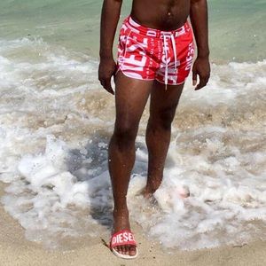 Diesel Print Swim Trunks